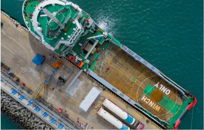 国内首座！中国海油沿海LNG船舶加注站正式投运！